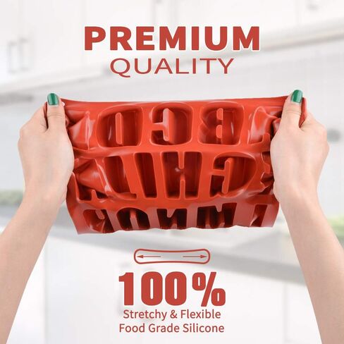 26 تجاويف سيليكون قالب الحروف الأبجدية الشوكولاته سيليكون الخبز العفن (2) in Kuwait