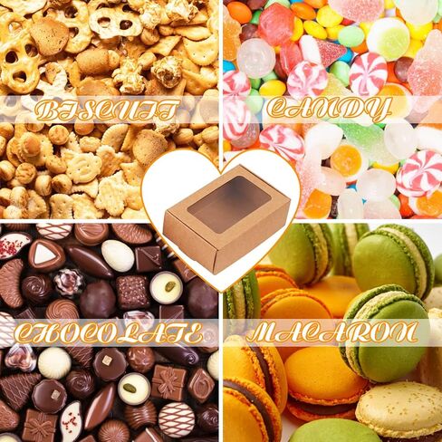 30 قطعة من صناديق الصابون من موكيوين للصابون المنزلي، 3.54 × 2.36 × 1.2 بوصة صناديق صابون مع نافذة، 3 ألوان مستلزمات صناديق تغليف الصابون كرافت (بيضاوية) in Kuwait