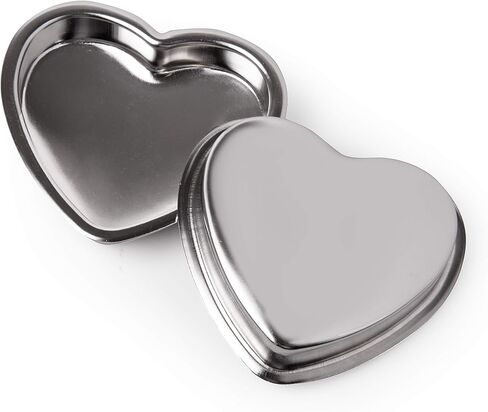 قوالب صابون باث بومب آند سوب من آي دي، مجموعة من 6 أشكال وأحجام مختلفة - القلب والنجم و4 دوائر (4.4 سم - 7.62 سم دائرية) - صناعة يدوية وصناعة الصابون والشموع، وقوالب، والهدايا in Kuwait