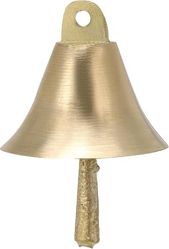 PATIKIL Vintage Copper Bells, Mini Craft Jingle Bells 1.3" Metal Hanging Bells for DIY Wind Chimes Christmas Jewelry Making Pet, Bronze in Saudi Arabia