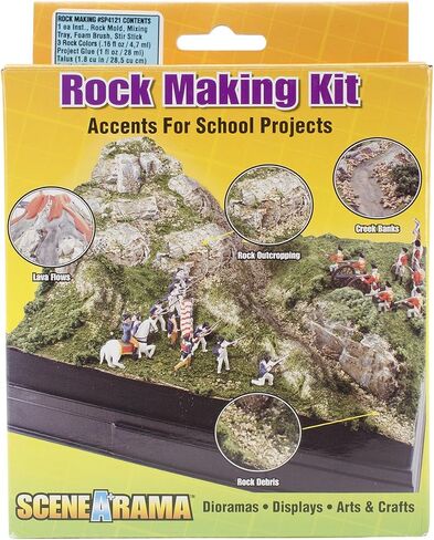 Woodland Scenics Scene-A-Rama Rock Making Kit, Multicolor in Saudi Arabia