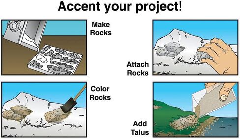 Woodland Scenics Scene-A-Rama Rock Making Kit, Multicolor in Saudi Arabia