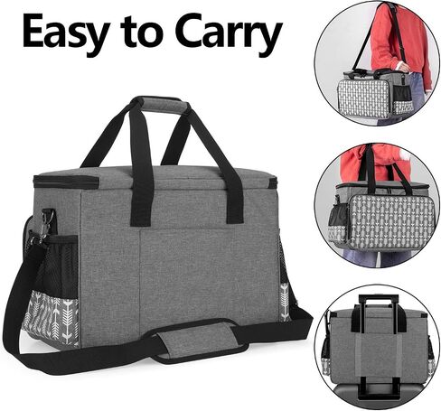 Yarwo Upgraded Rolling Sewing Machine Carrying Case with Detachable Board in Saudi Arabia