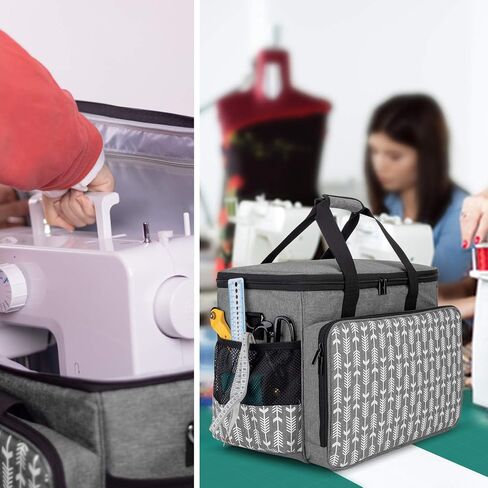 Yarwo Upgraded Rolling Sewing Machine Carrying Case with Detachable Board in Saudi Arabia