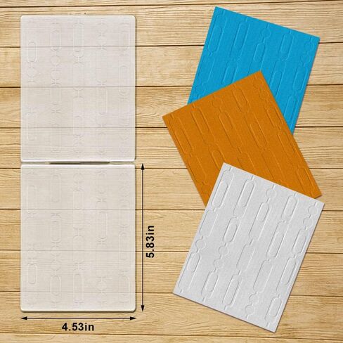 Label Lace Embossing Folders for Card Making, 5.7 × 4.2 Inch Sign Notes Plastic Embossing Folders Geometric Figure Holiday Template Stencil Craft Card Embossing Folder for DIY Scrapbooking in Kuwait