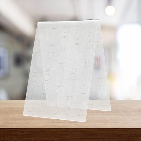 Label Lace Embossing Folders for Card Making, 5.7 × 4.2 Inch Sign Notes Plastic Embossing Folders Geometric Figure Holiday Template Stencil Craft Card Embossing Folder for DIY Scrapbooking in Kuwait