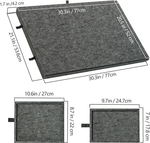 Lavievert Tilting Puzzle Board with 2-in-1 Designed Stand & Cover, Super Lightweight Felt Puzzle Plateau with 6 Drawers for Adults and Kids, Portable Jigsaw Puzzle Table for Games Up to 1000 Pieces in Kuwait