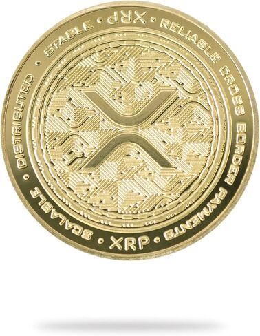 الرقائق المشفرة | XRP (الريبل) عملة مشفرة مادية | عملة مشفرة تذكارية يمكنك الاحتفاظ بها in Saudi Arabia