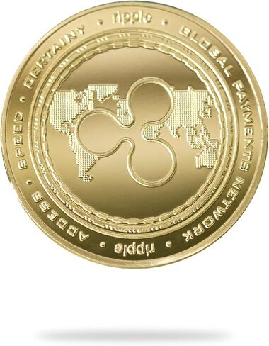 الرقائق المشفرة | XRP (الريبل) عملة مشفرة مادية | عملة مشفرة تذكارية يمكنك الاحتفاظ بها in Saudi Arabia