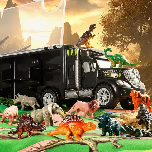 ألعاب ديناصور yoptote للأطفال من عمر 3 إلى 5 سنوات ألعاب أطفال لعمر 2 3 4 5 سنوات ألعاب ديناصور للأولاد بعمر 2 3 سنوات صبي فتاة سيارة شاحنات مع حصيرة للأطفال الصغار هدايا عيد ميلاد ألعاب لعمر 2 3 4 5 6 سنوات in Kuwait