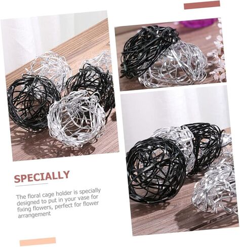 مزهريات دائرية شبكية ثابتة لترتيب الزهور من كيه جيه اتش بي في، مزهريات يابانية، اكسسوارات يابانية، مزهريات ازهار ايكيبانا، غطاء حامل زهور من خليط معدني من الالومنيوم المرن in Kuwait