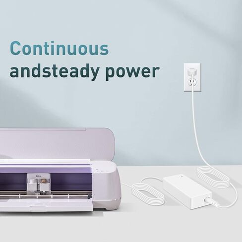 18V Power Cord Replacement for Cricut Maker and Cricut Explore Air 2 Cutting Machine Mini Cake Explore One Create Cricut Maker KSAH1800250T1M2 Plug Cord Replacement Charger Power Supply in Kuwait