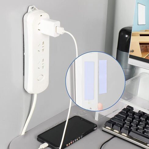 20 مجموعة من أشرطة الخطاف والحلقة مقاس 1 × 4 بوصة مع لاصق للمنزل أو المكتب مع شريط تثبيت لاصق قوي - شريط لاصق قوي مزدوج الجوانب - بدلاً من الثقوب والمسامير - أبيض in Kuwait