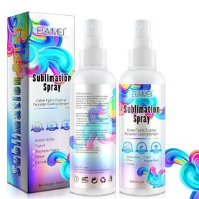 رذاذ طلاء التسامي، رذاذ التسامي للقمصان القطنية ويشمل أقمشة البوليستر، والكرتون، والقبعات، والقماش الفني، وحقائب اليد، والأكواب، وما إلى ذلك. التصاق فائق الطباعة ولمسة نهائية سريعة الجفاف ومقاومة للماء وعالية اللمعان in Kuwait