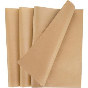 Koogel 120 Sheets Kraft Tissue Paper Bulk, Tissue Paper Gift Wrapping 14 x 20 Inch Brown Rustic Art Paper for DIY Project Birthday Holiday Crafts Decor Acid Free