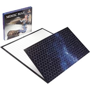 Suburban Sphinx Large Grid Gaming Board - 39" x 23 1/4" Table Top Role Play Board - DND Role Play - RPG Dungeons and Dragons Maps Tiles, Hexagon (Star-Heaven) - Reusable Miniature Figure Board Games in Saudi Arabia