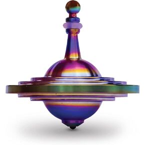 قمم UFO - كوزاك | قمة الغزل المعدنية | مستوحاة من رؤية الأجسام الطائرة المجهولة الموثقة عام 1967 في كوساك، فرنسا (الفولاذ المخدر)