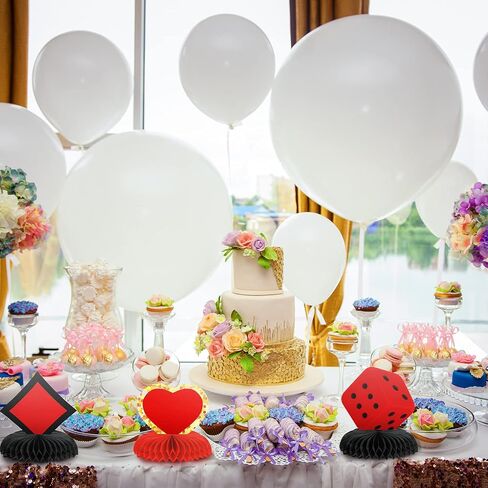 مجموعة ديكورات حفلات عيد ميلاد الكازينو مكونة من 8 قطع، قطع مركزية على شكل قرص العسل من لعبة البوكر، قطع مركزية على شكل قرص العسل، تزيين بطاقة اللعب لتزيين حفلات أعياد الميلاد من أجل لعبة البوكر في الكازينو، 8 تصميمات in Kuwait
