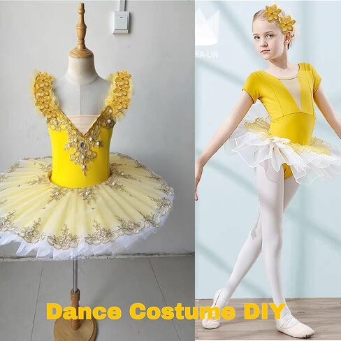 شريط دانتيل ثلاثي الأبعاد بسيط 3 ياردات من الدانتيل، مطرز عتيق من الدانتيل لتزيين الحرف اليدوية (أصفر) in Kuwait