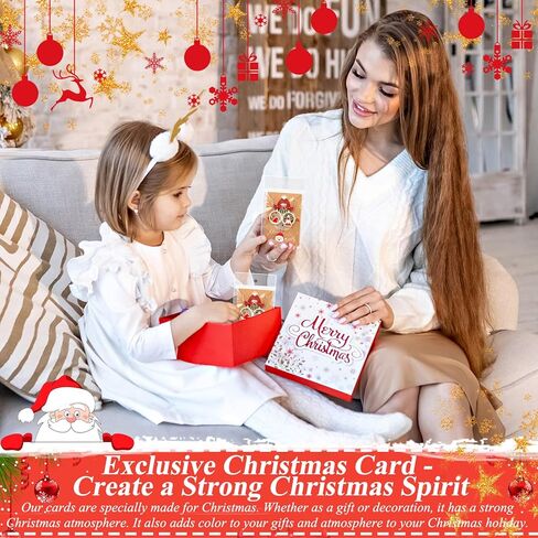 بطاقات حلق عيد الميلاد من ovsor - 120 قطعة من بطاقات القرط و120 قطعة من الحقائب لتعبئة وعرض القرط، وبطاقات حلق رجل الثلج لتعبئة الأقراط والقلائد والمجوهرات in Kuwait