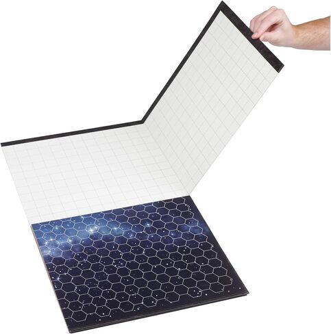 Suburban Sphinx Large Grid Gaming Board - 39" x 23 1/4" Table Top Role Play Board - DND Role Play - RPG Dungeons and Dragons Maps Tiles, Hexagon (Star-Heaven) - Reusable Miniature Figure Board Games in Saudi Arabia