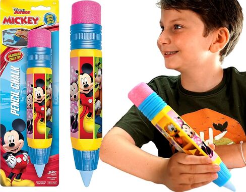 طبشور ديزني على شكل رصيف (وحدة واحدة ميكي وأصدقاء) ديزني ميكي آند برنسيس لعبة الطبشور الطابق واللوح الخارجي، مجموعة فنية قابلة للغسل بالطباشير الكبير، في الهواء الطلق، ألعاب عيد ميلاد للأطفال A-7806-1 in Kuwait