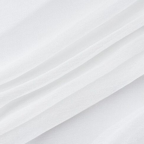 3.28x2.46Ft White Photography Backdrop, 2 Sheets Glitter Yarn Mesh Tulle Fabric Silk Texture Photo Background for Goods Party Wedding Decoration Cosmetics Jewelry Crafts in Kuwait