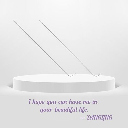 Bead Spinner Needles, 3Pcs Clay Beading Needles, Stainless Steel Curved Beading Needles and 4Pcs Big Eye Seed Beading Needles for Jewelry Making in Kuwait