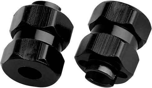 AllinRC Extended Wheel Hubs 7mm Hex Extension & Cross Wrench Upgrades for Axial SCX24 1/24 RC Crawler Car (Red) in Saudi Arabia