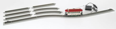 Bachmann Trains - Norman Rockwell's Main Street Christmas Battery Operated Auto Reversing Village Streetcar Set - On30 Scale - Runs on HO Track in Saudi Arabia