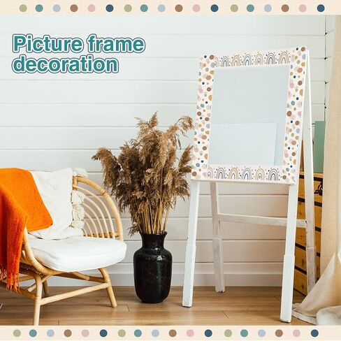 Containlol Classroom Borders for Bulletin Board, 118 ft Rainbow Scalloped Trim Colorful Bulletin Board Boarders for Home Office Classroom Wall Chalkboard Decoration in Kuwait