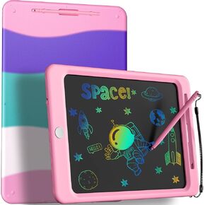 Beydoa LCD Writing Tablet for Kids, 12 Inch Colorful Doodle Board, Drawing Tablet Writing Board, Toddler Learning Toys for 2 3 4 5 6 7 8 Years Old Boys Girls, Educational Toys Birthday Gifts, Pink in Kuwait