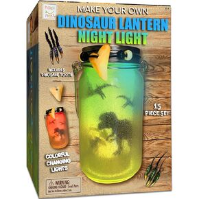 Hapinest DIY Fairy Lantern Night Light Kit - Arts and Crafts Gift for Girls Ages 6 7 8 9 10 Years and Up