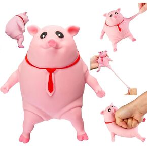 ألعاب تنفيس الخنزير الوردي الإسفنجي، ألعاب الضغط على الخنزير، ألعاب الضغط الحسي اللطيف الخنزير، ألعاب تخفيف التوتر للأطفال والكبار (أصبع) in Kuwait