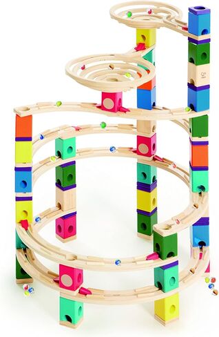 Award Winning Hape Quadrilla Wooden Marble Run Construction - The Cyclone in Saudi Arabia