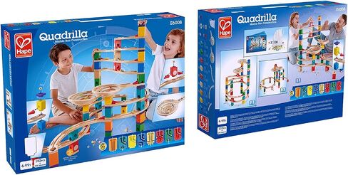 Award Winning Hape Quadrilla Wooden Marble Run Construction - The Cyclone in Saudi Arabia