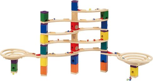 Award Winning Hape Quadrilla Wooden Marble Run Construction - The Cyclone in Saudi Arabia