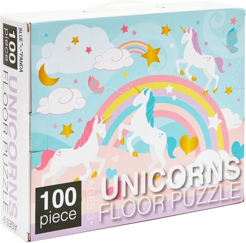 Blue Panda 100 Piece Unicorn Puzzle for Kids - Unicorn Floor Puzzle, Jigsaw Puzzle for Kids Ages 3+ in Saudi Arabia