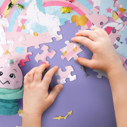 Blue Panda 100 Piece Unicorn Puzzle for Kids - Unicorn Floor Puzzle, Jigsaw Puzzle for Kids Ages 3+ in Saudi Arabia