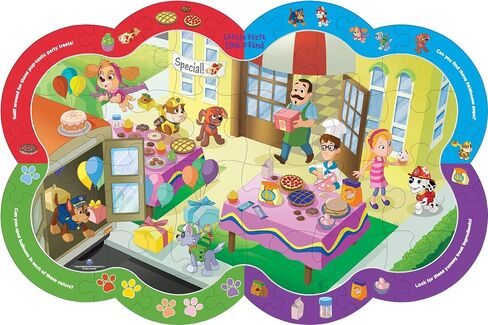 Paw Patrol Floor Puzzles for Kids Ages 3-5 - Bundle with Paw Patrol Giant Floor Puzzle, Paw Patrol Look and Find Book, Stickers, More | Paw Patrol Puzzle Set in Saudi Arabia