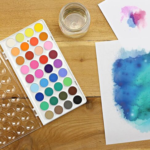 Artist's Loft 36 Color Watercolor Pan Set with Natural Hair Brush Necessities - Watercolor Set for Students, Teachers, Artists - 1 Pack in Saudi Arabia