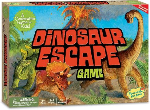 Peaceable Kingdom Dinosaur Escape Cooperative Memory Game of Logic and Luck for 2 - 4 Kids Ages 4 + in Saudi Arabia