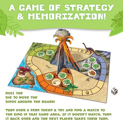 Peaceable Kingdom Dinosaur Escape Cooperative Memory Game of Logic and Luck for 2 - 4 Kids Ages 4 + in Saudi Arabia