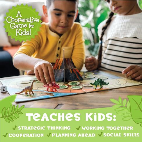 Peaceable Kingdom Dinosaur Escape Cooperative Memory Game of Logic and Luck for 2 - 4 Kids Ages 4 + in Saudi Arabia