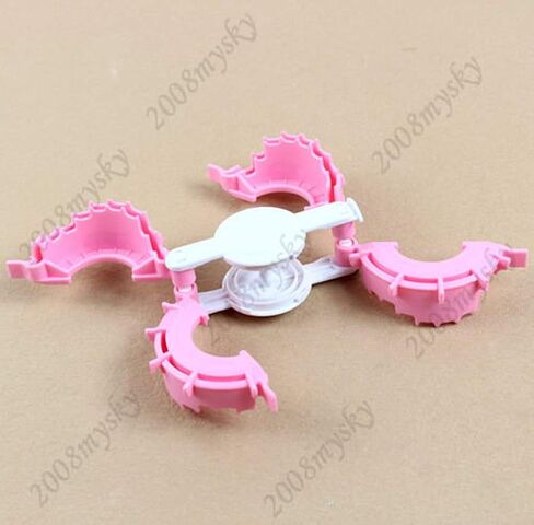 ceng-AIO 2X Size L+S Heart Shape Pom Pom Maker Baby Fluff Ball Weaver Knitting Craft Tool in Saudi Arabia