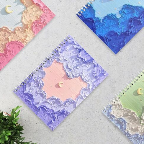 Reusable Sticker Collecting Book Album Stickers Storage Organizer Book A5 Size 40 Sheets Release Paper Sticker Keeper Holder (Purple) in Kuwait