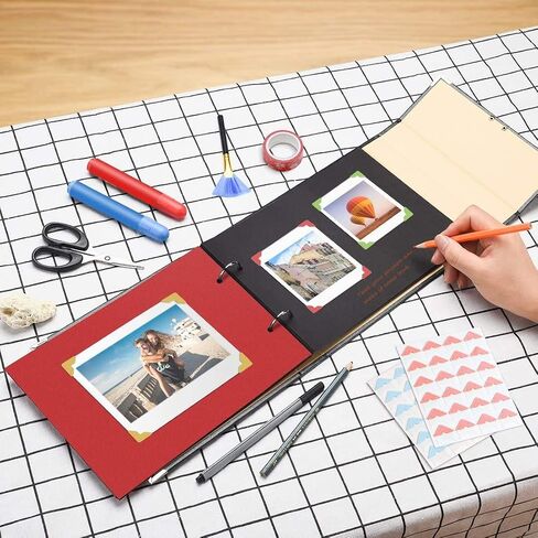 ألبوم صور AIOR سجل قصاصات يدوي الصنع، 60 صفحة كتاب قصاصات قلب عتيق بغلاف مقوى مع زوايا صور لعيد الحب، والذكرى السنوية، والكريسماس، وعيد الأم، وهدية عيد الميلاد in Saudi Arabia
