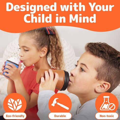 Prextex Squishy Toys | Fidget Toys for Stress Relief | Squishies | Toys for Kids | Food Squishies including Coffee, Cake, Popcorn, Ice Cream, Watermelon and Donut | Christmas Gift & Stocking Stuffer in Saudi Arabia