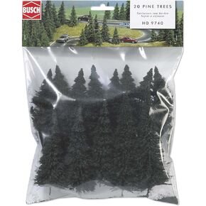 Busch 9740 Pine Tree Set 20/ HO Scenery Scale Model Scenery in Saudi Arabia