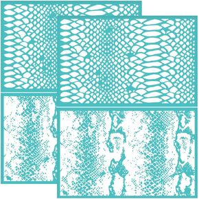 OLYCRAFT 2Pcs 11x8.6 Inch Self-Adhesive Silk Screen Printing Stencil Halloween Theme Silk Screen Stencil Skeleton Star Moon Mesh Transfer Skull Stencils for Painting on Wood DIY T-Shirt Fabric in Kuwait